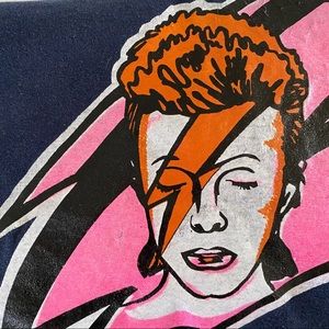 David Bowie lightning bolt T-shirt